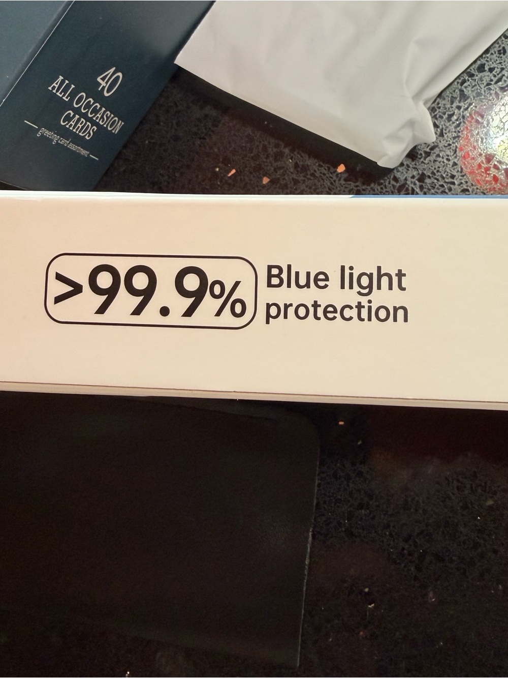 Blue Light Blocking Glasses- clear frames amber tinted - Picture 3 of 6